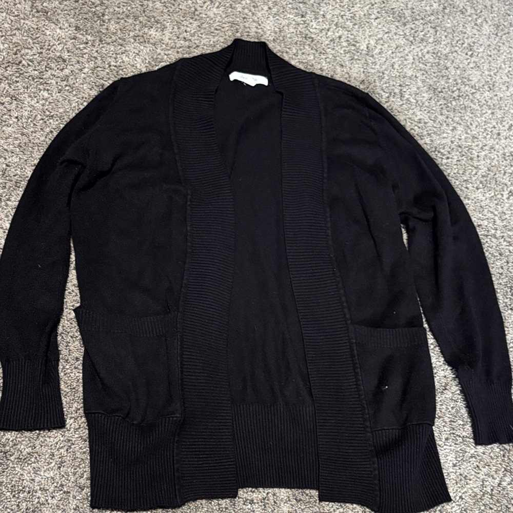 Women's Black Cardigan Sweater